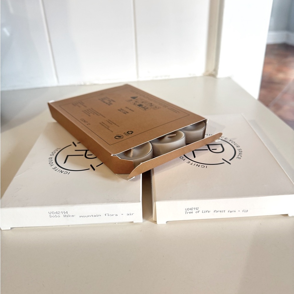 Partylite Forest Bathing Tealights 3 boxes
